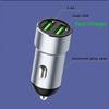 3.4A PD Mini Car Charger 12-24V Lighter Fast Charging Car Dual USB Type C Charger For Xiaomi Power