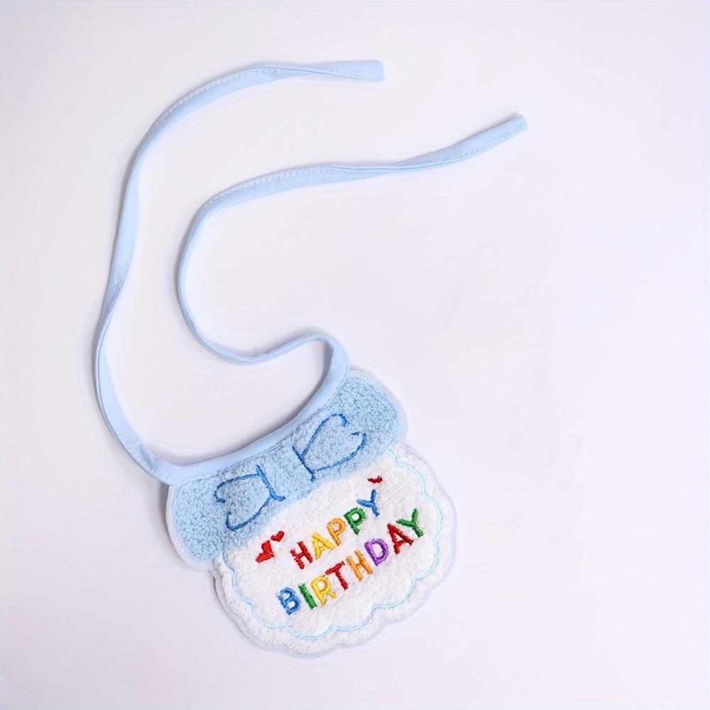 

Набор из двух предметов: шляпа на день рождения питомца + шарф для кошек и собак, универсальный праздничный декоративный слюнявчик-шарф для питомца, аксессуары S