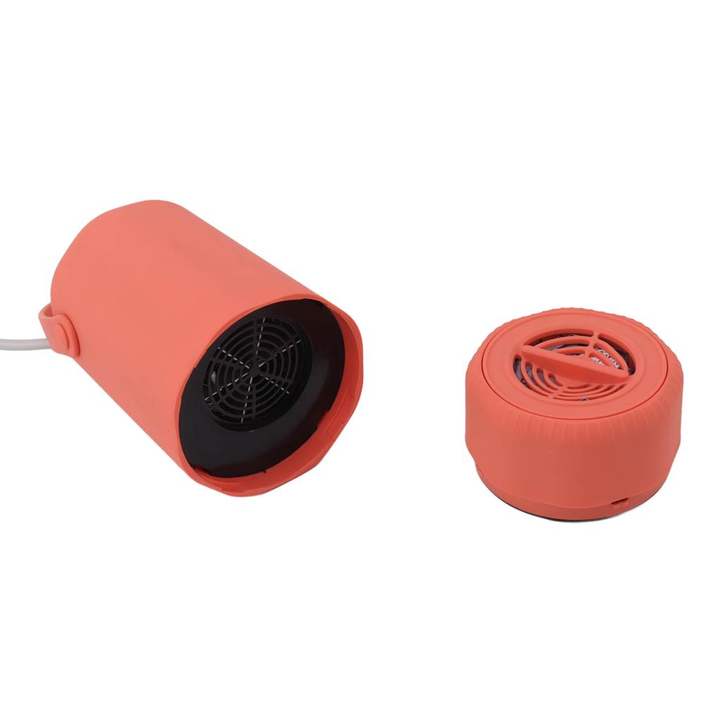 Portable Clothes Dryer Small Dryer Machine with Shoe Drying Pipe for Travel Home Laundry Orange