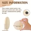 4-Inch Circular Blank Wooden Coaster Used For Crafts With Anti Slip Silicon Dots For Diy Painting Woodcut Home Decoration