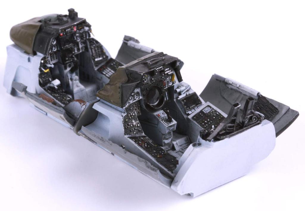 eduard Duży zestaw części Shin z kołami późnego modelu Części modelu plastikowego Tamiya EDUSIN64832 1/48 F-14A