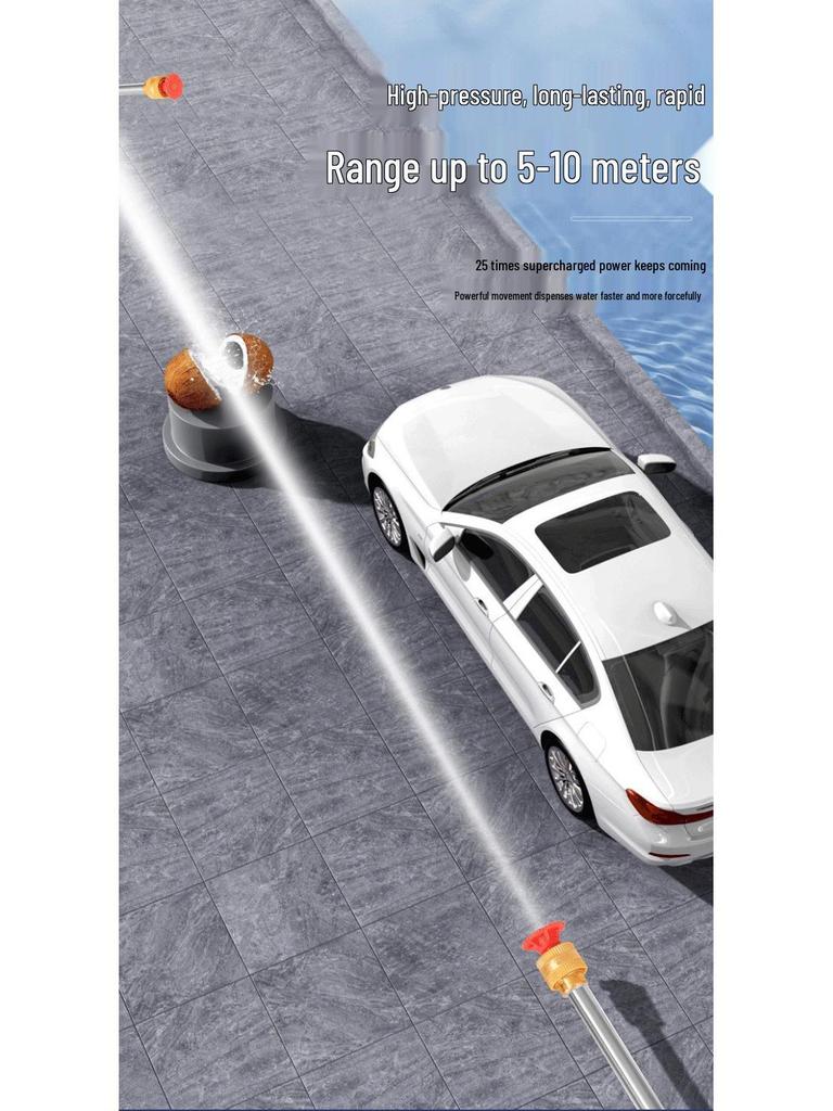 Cordless High-Pressure Portable Car Wash with Lithium Battery