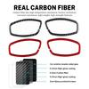 Real Soft Carbon Fiber Sticker For Renault Megane 3 RS 2009 2010 2011 2012 2013 2014 2015 LHD RHD Inner Door Handle Frame