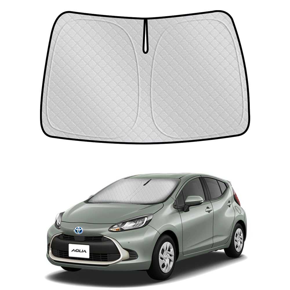 

Солнцезащитный козырек для Toyota Aqua затенение 2025 новый тепловой и УФ без присосок солнцезащитный козырек для легко к автомобилю предотвращает конфиденциальность салона сумка для хранения тепловой серебристый