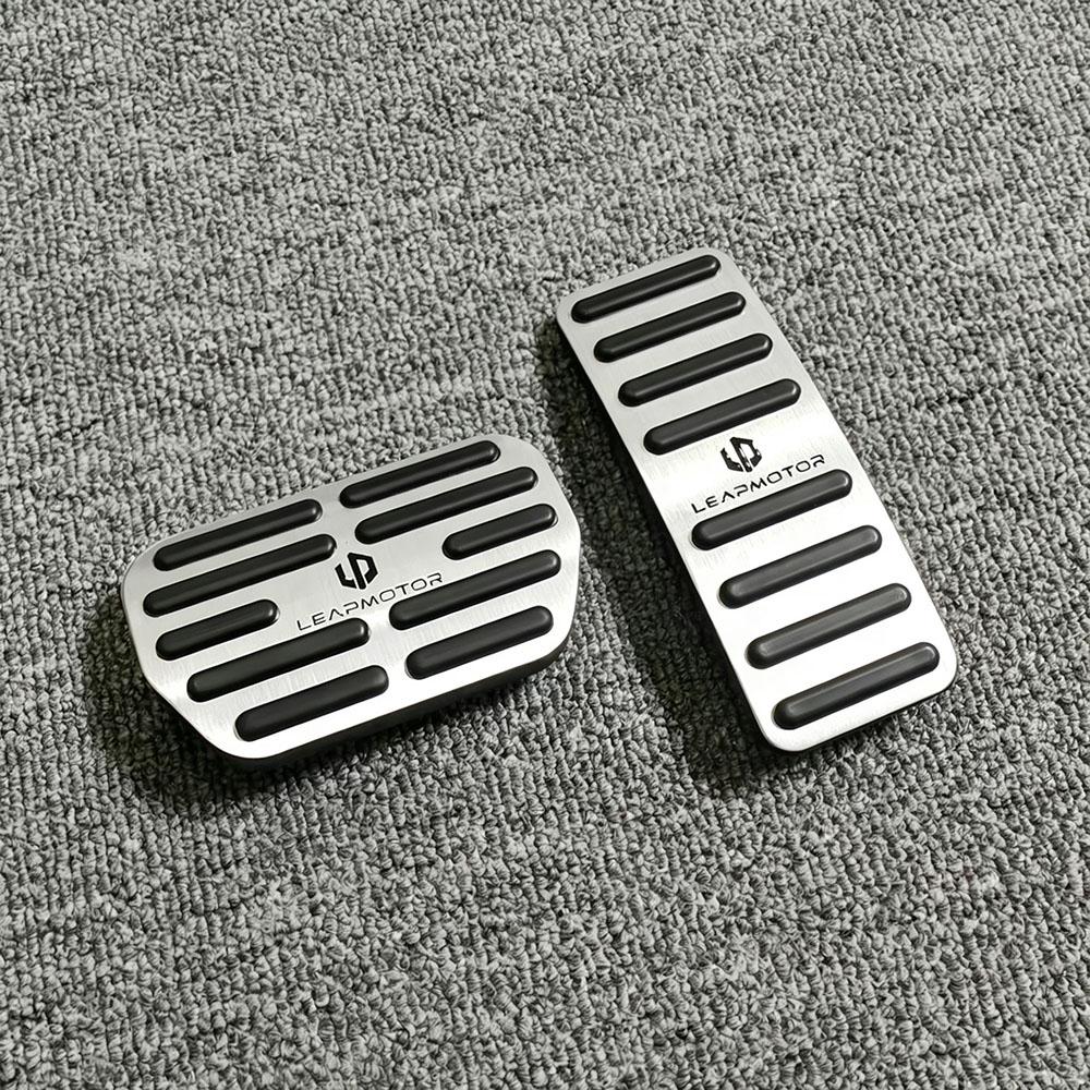 For Leapmotor S01/C10/C16/C01/T03/B10/B01/B05/Lafa5/B03X Accelerator Brake Pedals Protective Cover Aluminum Alloy Wear-Resistant