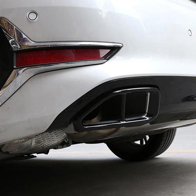 2PCS Car Trunk Tail Throat Frame Cover Exhaust Pipe Trim Decoration Parts Car Exterior Accessories For BMW 3 Series G20 G28