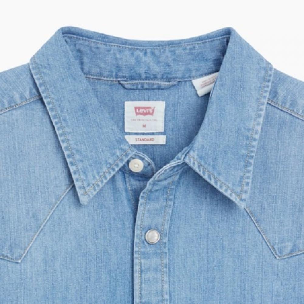 Levi S Men S baStow weStern Denim Shirt 85744 0047