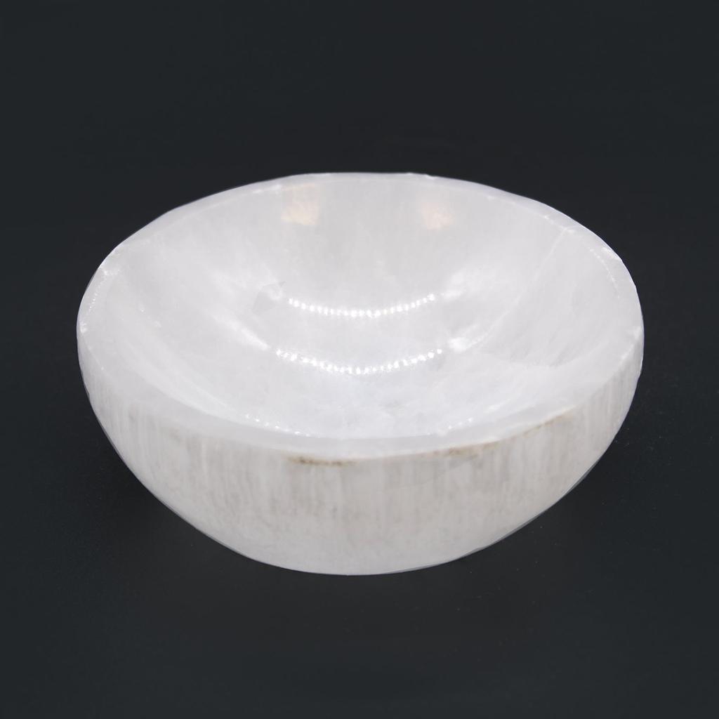 Selenite Bowl Round 10 cm