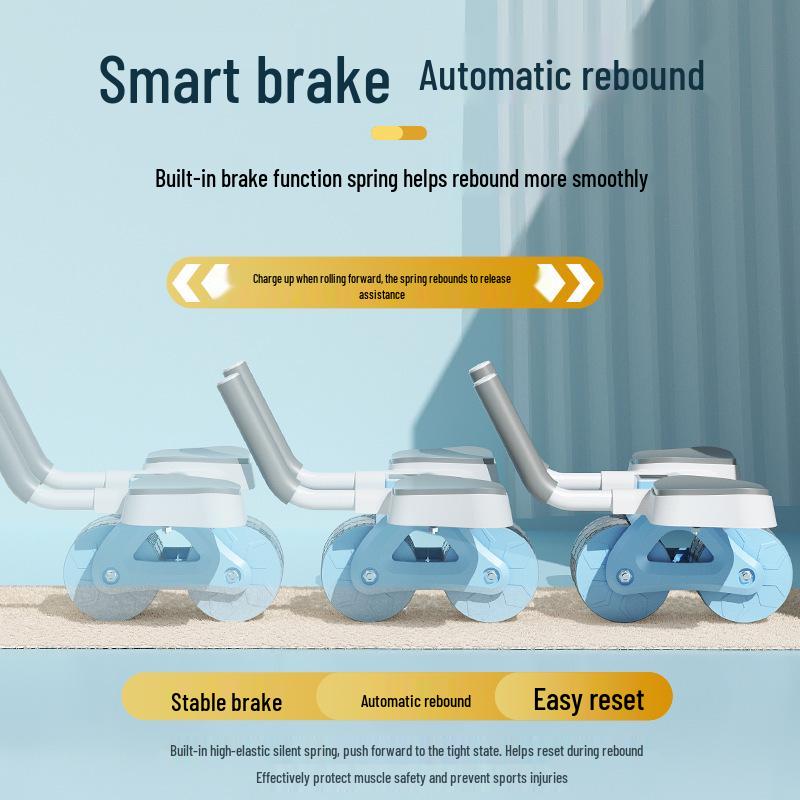 Nastavitelný Multifunkční Ab Roller s Podporou Loktů & Automatickým Návratem