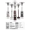 Umbrella Gas Heater: Outdoor LPG Fire Pit & Commercial Natural Gas Heater