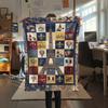 Paris Eiffel Tower Print Flannel Blanket, High Quality Comfortable for All Seasons, Home Decor, Warmth and Comfort, Perfect for Christmas Gifts91