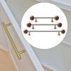 French Design Drawer Pull Rustic Cabinet Handle Single Hole for Wardrobe Cupboard Home Decor