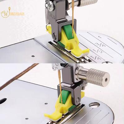 1PC Universal Industrial Sewing Machine Leather Roller Wheel Presser Foot Of Flat Car Thick Fabric Clothing Replace Presser Feet