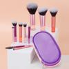 10Pcs/Set Crystal Handle Makeup Brush Storage Bag Beauty Kit Foundation Eyeshadow Brushes