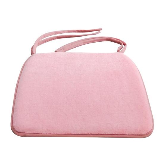 Winter Warm Velvet Seat Cushion for Folding Chairs Plush Chair with Ties, Soft Cozy Non-slip Cushion, 15.75" Comfortable Mat Workstation x Office