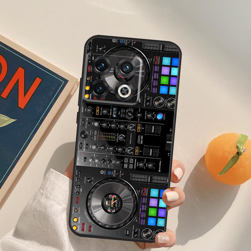 Electronic Music DJ Controller Mixer Case For OnePlus 12R 13R 13T 10R 15 13 12 11 10T 8T Nord CE 4 3 2 Lite N20 N30 Nord 5 Cover