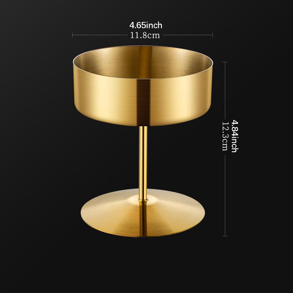 Dessertschale aus Edelstahl, Leicht zu reinigen, Wiederverwendbare Eiscremeschale, Ideal für die Küche,