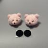 2Pcs Motorcycle Helmet Decoration Bear Rabbit Doll Sticker Helmet Decor for Motorbike Bicycle Headwear Accessories