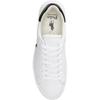 Polo Ralph Lauren Rlite Court Floral Leather Round Toe Lace-Up Low-Top Sneakers Men Sneakers White Black 809974097002