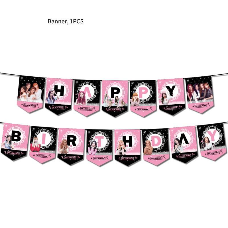 Dekorace na narozeninovou oslavu s celebritami Vlajka s hvězdami Zápich do dortu Aranžmá scény