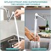 Adaptor pentru Robinet cu Rotație Universală 1080° pentru Robineți 22mm Robinet de Apă Duza Rotativă Aerator Extensor de Bucătărie Splasher Mod Dublu Acasă