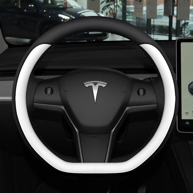 Ultra-Thin Soft Steering Wheel Cover for Tesla Model 3/Y