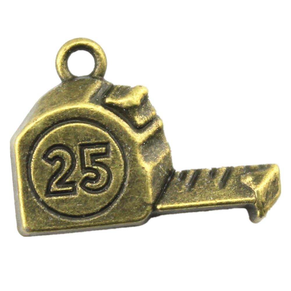 

10шт рулетка Шармы Шармы Античная бронза Цвет цинковый сплав 23X16mm