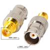 Male to Female BNC Male Adapter Metal SMA Female Adapter  Coaxial Cable Accessories