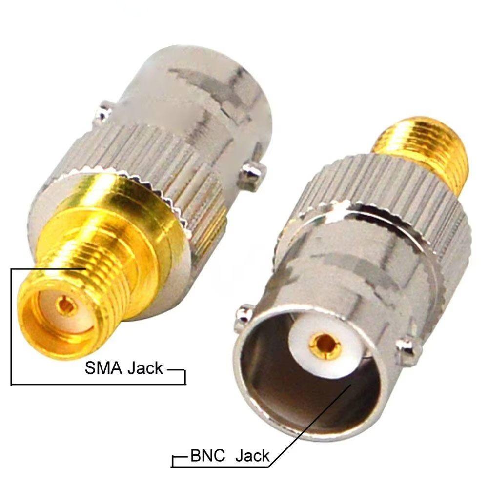 Male to Female BNC Male Adapter Metal SMA Female Adapter Coaxial Cable Accessories