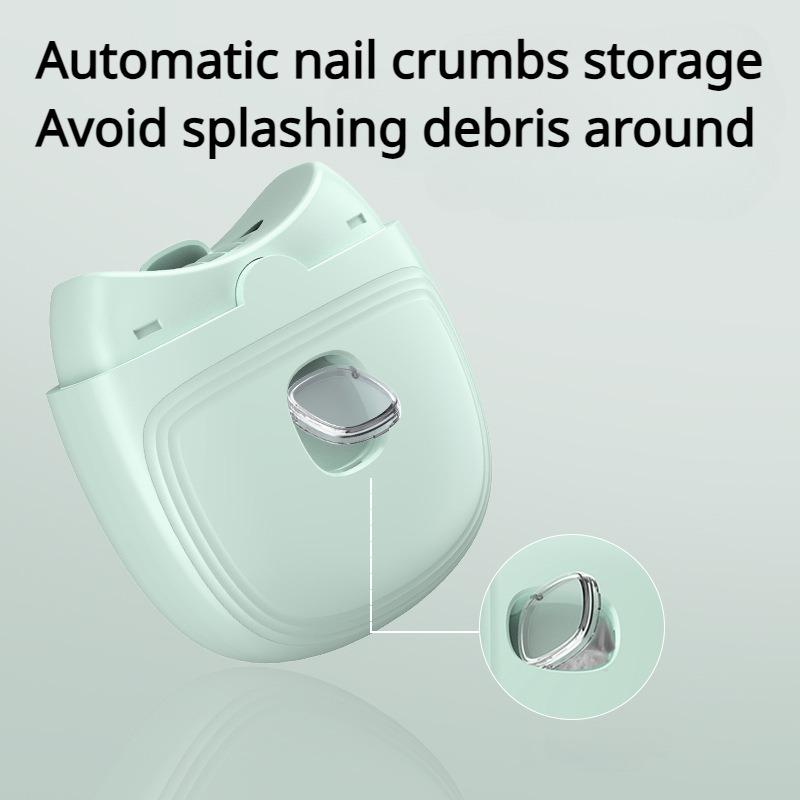 1set Electric Nail Clippers, Splash Proof Nail Clippers, Nail Polishers for Kids, Adults