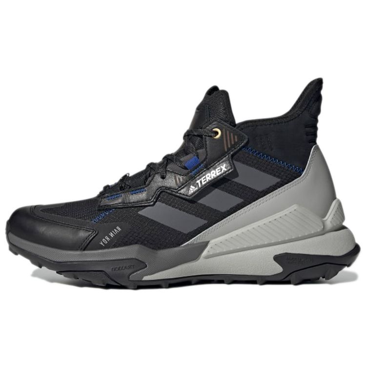 adidas Terrex Hyperblue Mid Rain.RDY Черный Серый Мужские Кроссовки Core-Black Grey-Two Grey-Five FZ3399 42⅔
