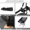 Portable Folding Camping Chair, Lightweight and Compact Outdoor Chair, Suitable for Outdoor,Picnic Camping Chair with Portable Storage Bag