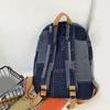 Student School Bag Denims Patched Backpack Girls Aesthetic Backpack Travel Bag Large Capacity Casual Daypacks