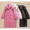 Fashionable and Versatile Hooded Plus Size Women's Thickened Warm and Cold Winter Coat - Lightweight and Comfortable Long-sleeved Cotton Jacket Coat