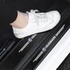 Opq1 5Pcs Car Logo Door Sill Threshold Anti-scratch Protector Stickers For VW R-Line GTI Golf 6 7 Polo CC Passat B6 Tiguan Bora Jetta
