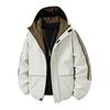 Wassup Sohot Men's Faux 2-in-1 Hooded Workwear Padded Jacket
