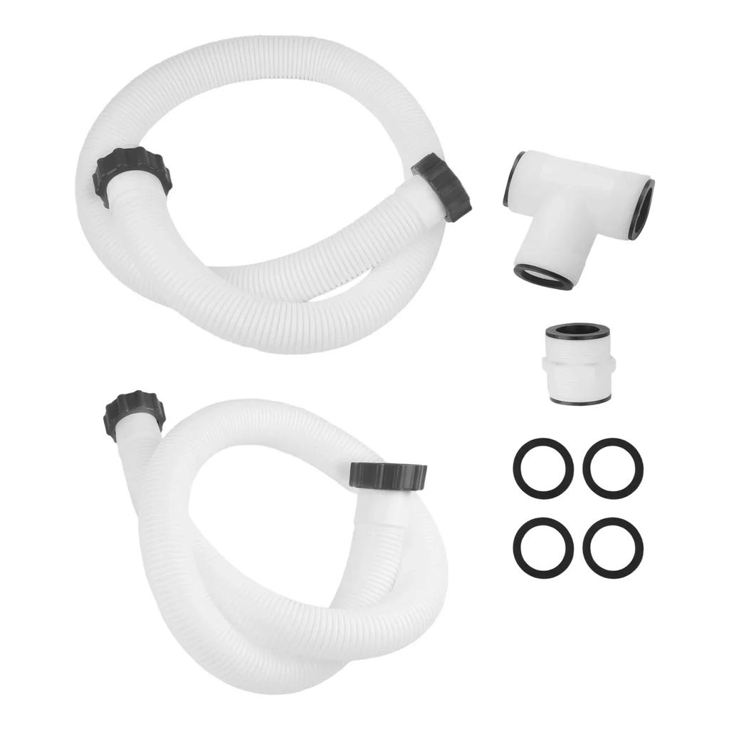 Easy Install Pool Adapter Pool Hose Splitter Hose Connector Easy Installation Design Flexible Polyethylene Material