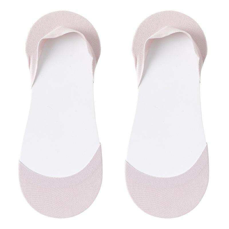 5 Pairs of Women's Summer Thin Non-slip Heel Shallow Mouth Invisible Socks