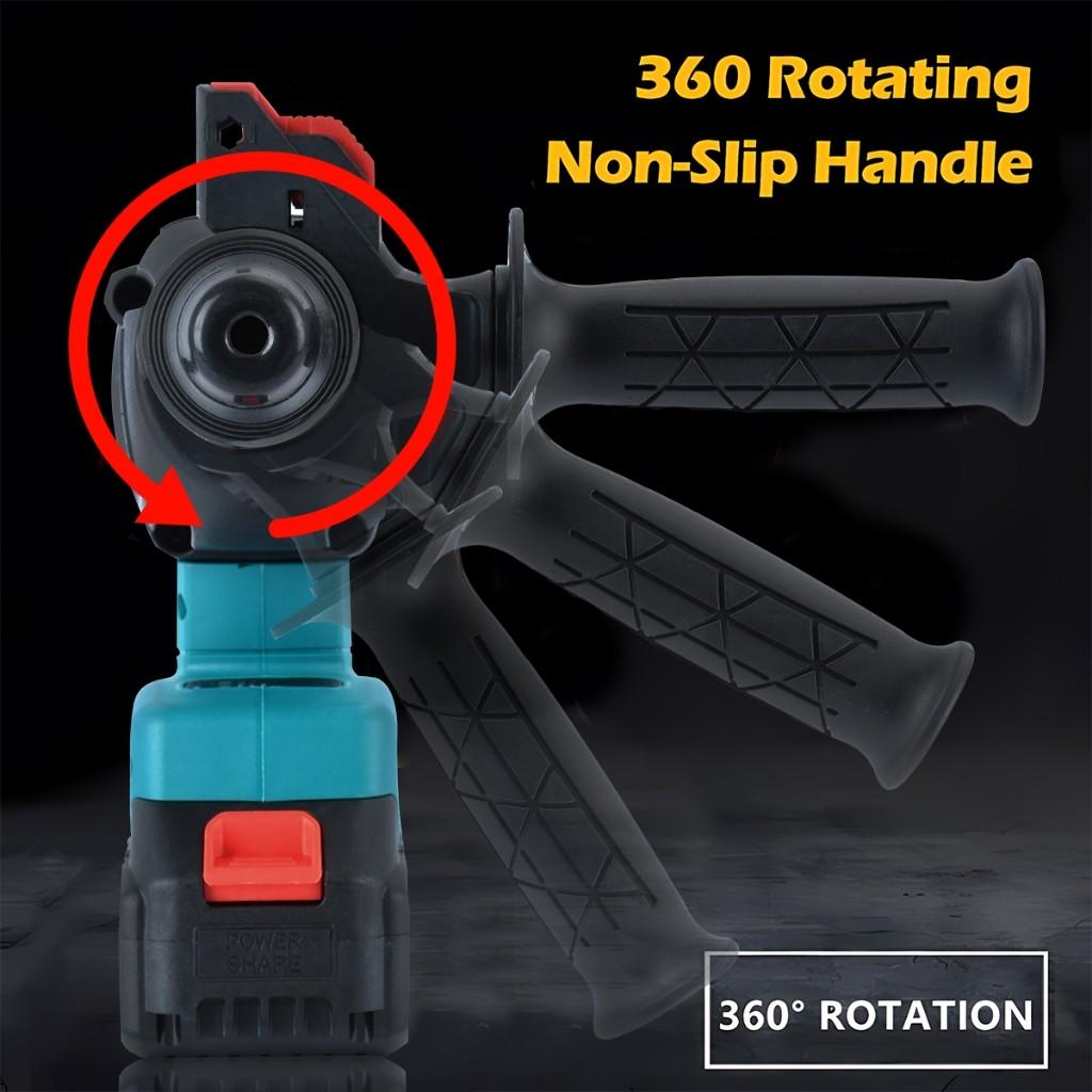 4 IN 1 3 Mode With Handle SDS 26mm Chisel Concrete Cordless Rotary Hammer Drill