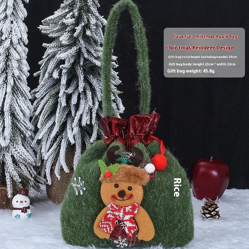 Christmas Apple Bag Children's Gift Bag Kindergarten Candy Bag Christmas Eve Apple Packaging Gift Box