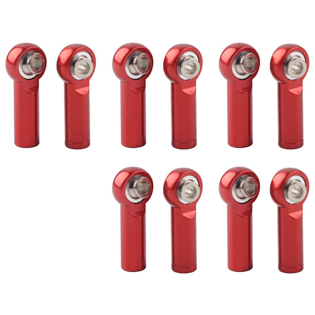 10Pcs Aluminium Alloy M4 and Negative Thrd Tie Push Link Rod Joint For 1/10 Model RC Car