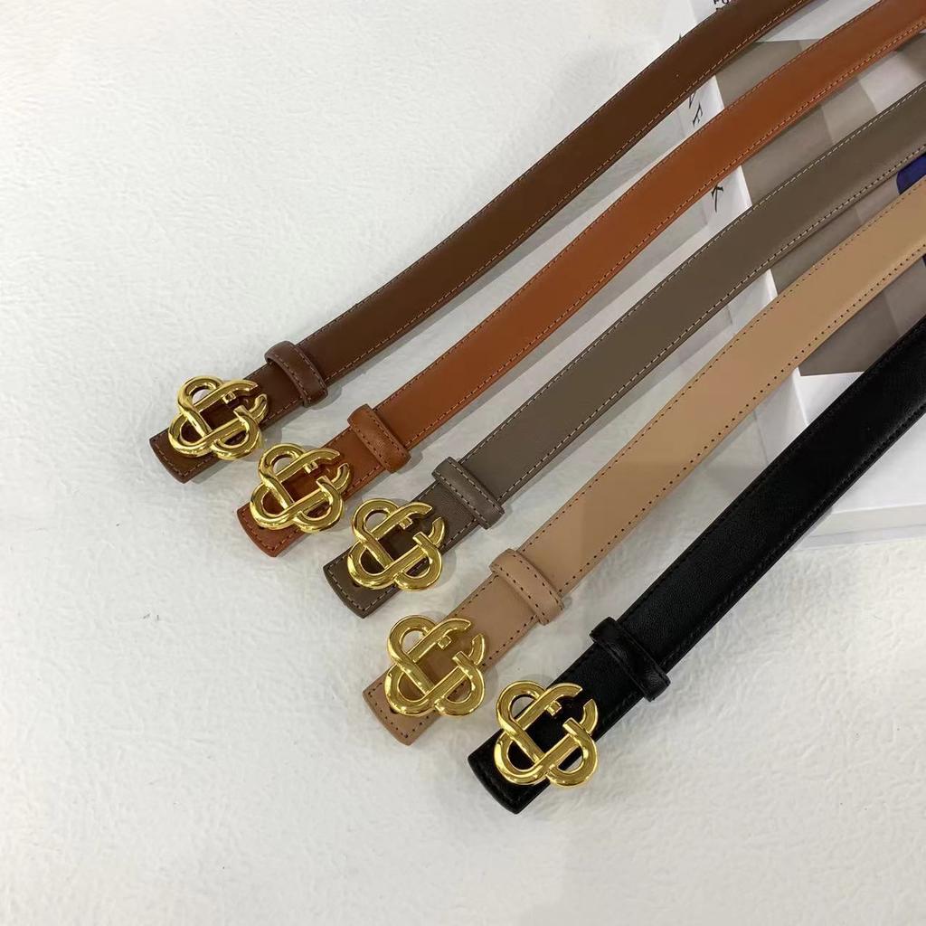 Cintura Donna Sottile Semplice Pelle Abito Gonna Accessori Cintura Moda Versatile Cintura Sottile Cintura Polpaccio Donna
