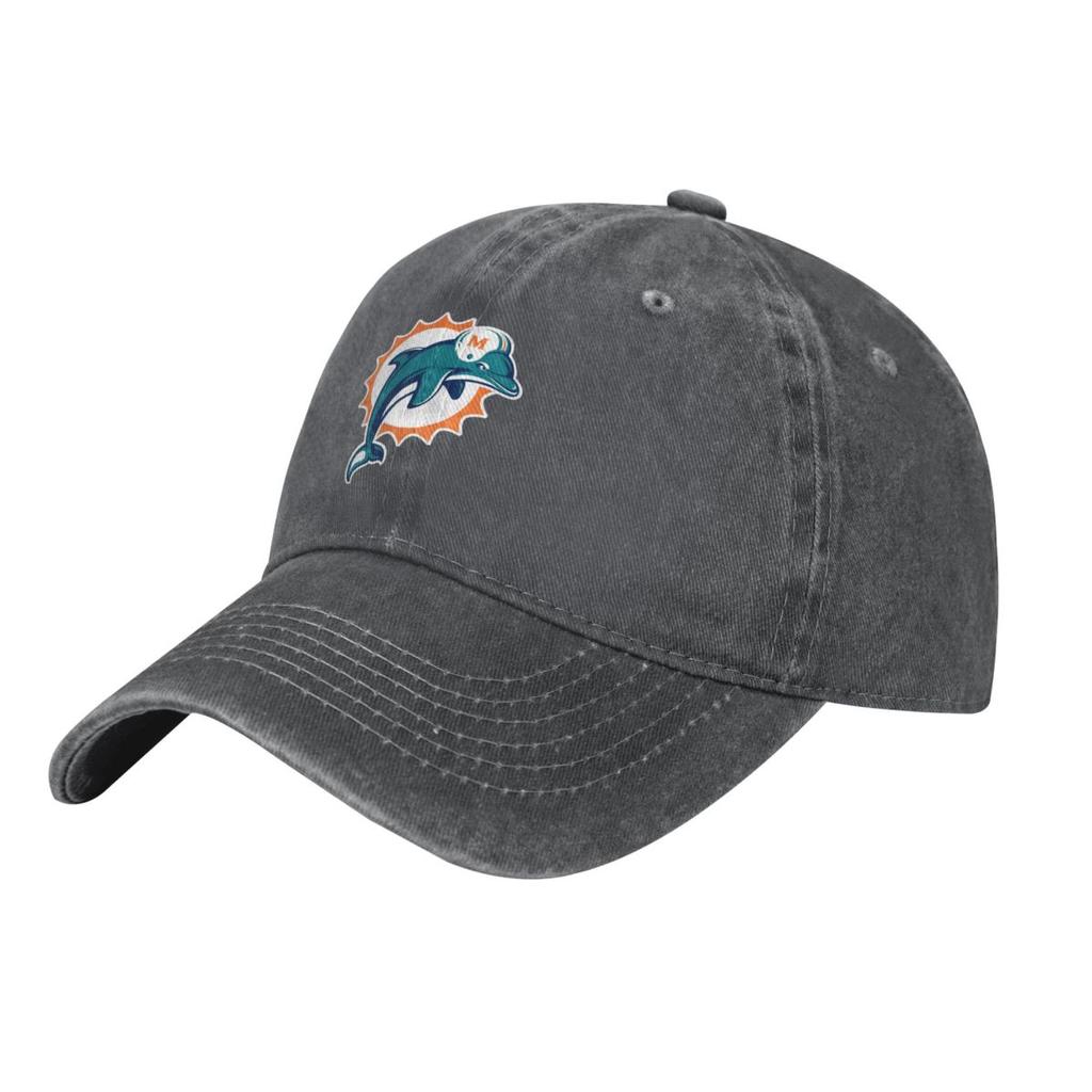 Dolphins Miami Color Black Fashion Baseball Cap Peaked  Mens Hat Womens  Sun Visor