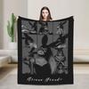 Arianas Grandes the Eras Tour Blankets Flannel Spring/Autumn Breathable Super Warm Throw Blankets for Home Car Bedspread