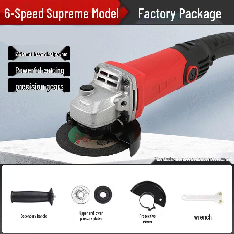 

Tai Jufu 2500W 6-Speed Angle Grinder Polisher CN plug (adapter included)