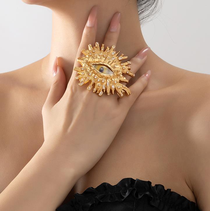 

Личность преувеличивает кольцо для глаз в стиле ретро для женщин