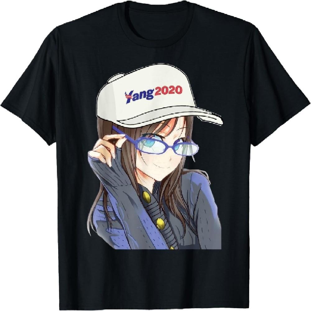 

Anime Girl Andrew Yang Gang 2020 T-Shirt XXXXXL чорний