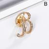 1 ST Sieraden Geschenken Broche 26 Engels Brief Kristal Steentjes Broches Vrouwen Hoge Kwaliteit