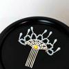 1Pcs Pearl Hair Comb Women Hanfu Cheongsam Comb Hair Side Hairpin Ancient Tasseled Pearl Hair Ornament Hanfu Hairpin