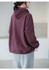 Women's Double-Sided Fleece Hoodie - New Spring Style, Casual Loose Fit, Slimming, Thickened, and Warm.